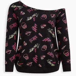 TORRID NWT grafitti sweatshirt size 6